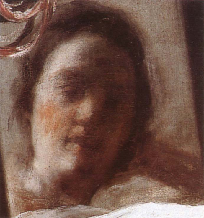 VELAZQUEZ, Diego Rodriguez de Silva y Detail of Venus